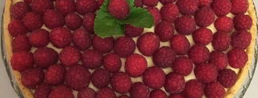 малиновый тарт с заварным кремом. Шаг 10