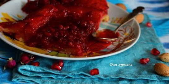 Малиновый тарт татен