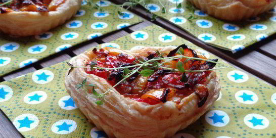 Мини-тарты со сладким перцем