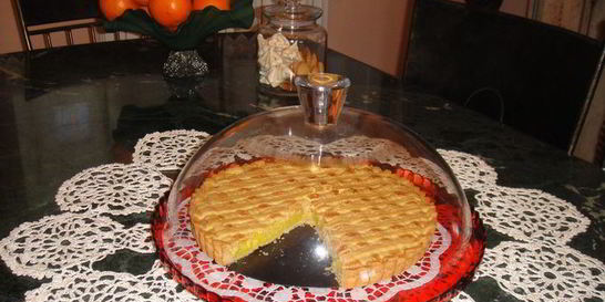 Нежный песочный тарт с лимонным кремом