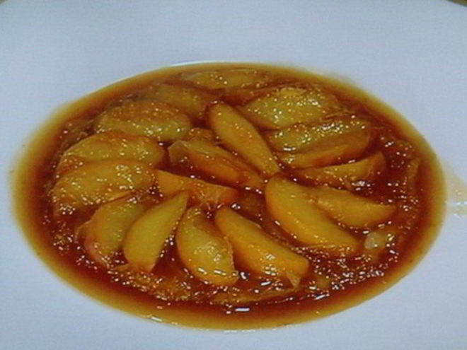 Рецепт персикового тарта татен