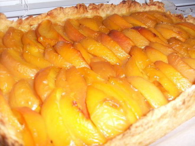 Рецепт персикового тарта