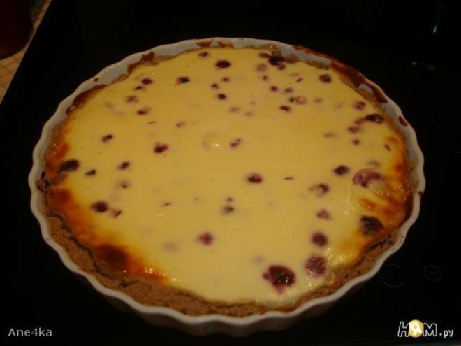 Рецепт ржаного тарта с черной смородиной