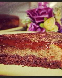 Шоколадно-арахисовый тарт