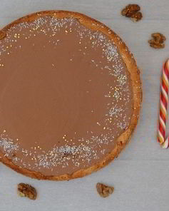 Шоколадно-банановый тарт