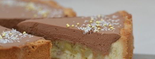 шоколадно-банановый тарт. Шаг 16