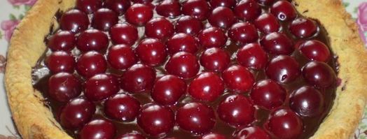 шоколадно-вишневый тарт. Шаг 2