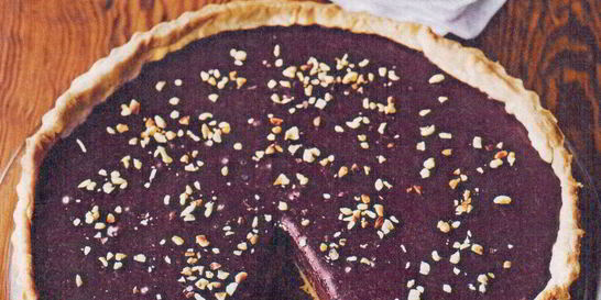 Шоколадный тарт с фундуком и медом