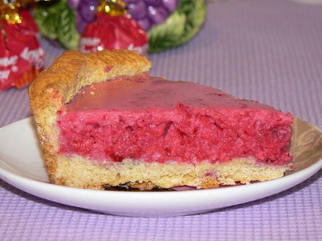 Рецепт тарта брусничного с яблоками