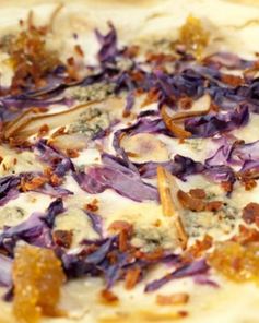 Тарт фламбе и апельсиновый ласси