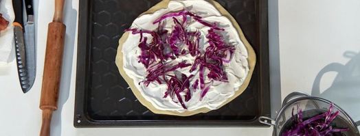 тарт фламбе и апельсиновый ласси. Шаг 4