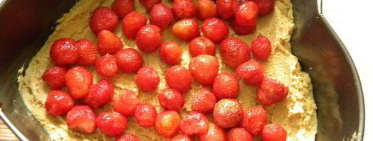 тарт из печенья с нежной начинкой из клубники. Шаг 3