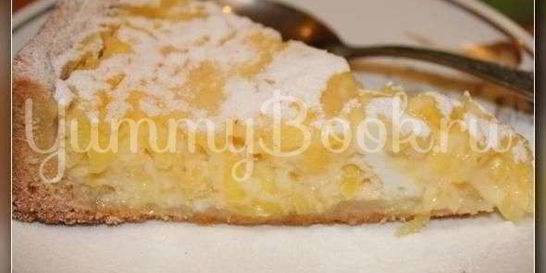 Тарт лимонно-манговый