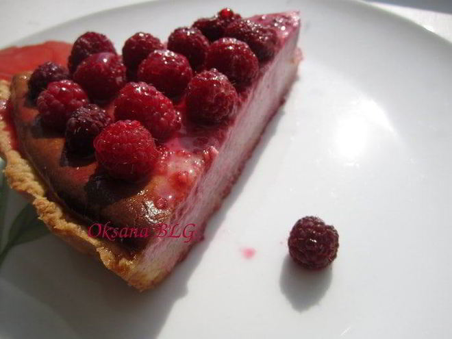 Рецепт тарта малинового