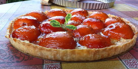 Тарт с абрикосами