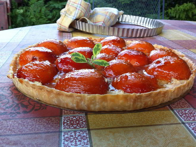 Рецепт тарта с абрикосами