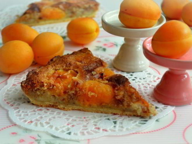 Рецепт тарта с абрикосовым фражипаном