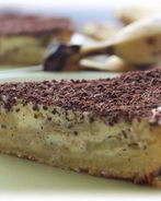 Тарт с бананом и рикоттой