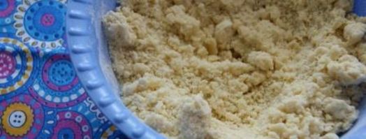 тарт с брусникой и запеченным ганашем из белого шоколада. Шаг 2