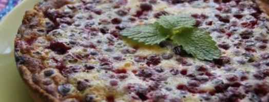 тарт с брусникой и запеченным ганашем из белого шоколада. Шаг 10