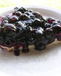 Тарт с черникой и сливочным сыром