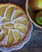 Тарт с грушами