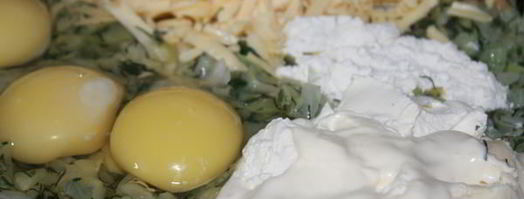 тарт с капустой и перепелиными яйцами. Шаг 4