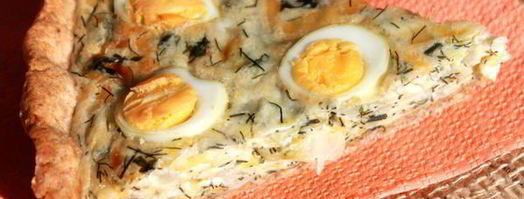 тарт с капустой и перепелиными яйцами. Шаг 7