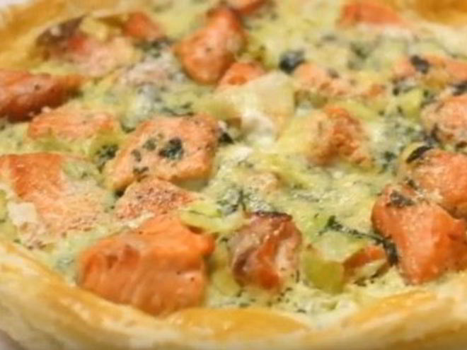 Рецепт тарта с кижучем и базиликом