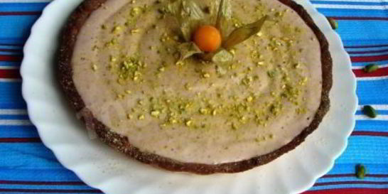 Тарт с клубничным джемом и муссом