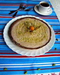 Тарт с клубничным джемом и муссом