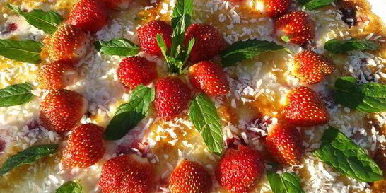 Тарт с клубникой