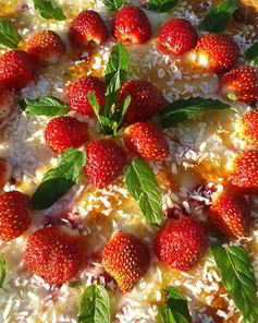 Тарт с клубникой