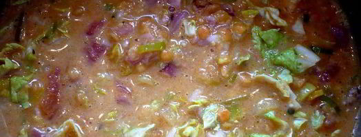 тарт с красной чечевицей и кокосом. Шаг 11