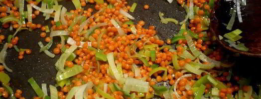 тарт с красной чечевицей и кокосом. Шаг 7