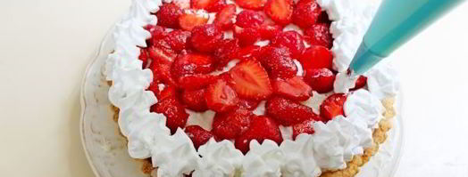 тарт с кремом из пудинга и клубники. Шаг 14