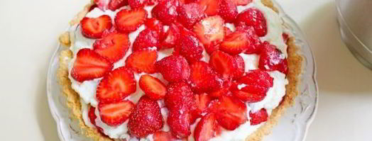 тарт с кремом из пудинга и клубники. Шаг 11