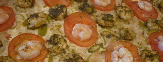 тарт с креветками и луком-пореем. Шаг 11