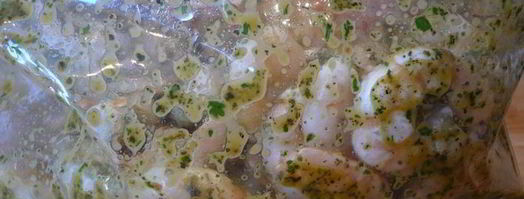 тарт с креветками и луком-пореем. Шаг 3