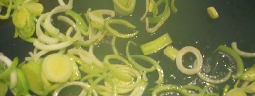 тарт с креветками и луком-пореем. Шаг 5