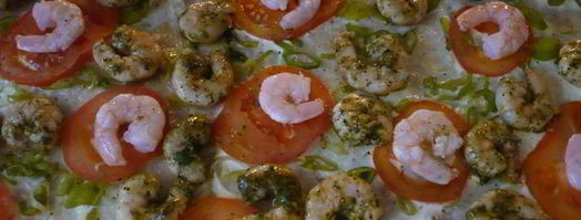 тарт с креветками и луком-пореем. Шаг 10