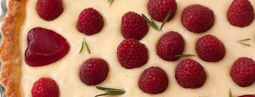 тарт с малиной и розмариновым кремом. Шаг 16