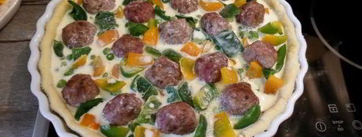 тарт с мясными фрикадельками. Шаг 11