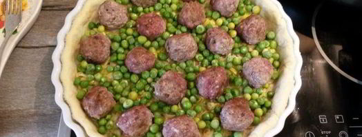 тарт с мясными фрикадельками. Шаг 9