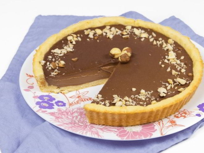 Рецепт тарта с нутеллой
