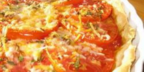 Тарт с помидорами