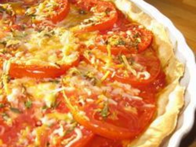 Рецепт тарта с помидорами