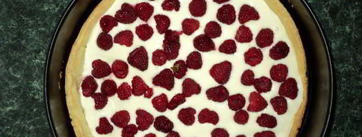 тарт с творогом и малиной. Шаг 12