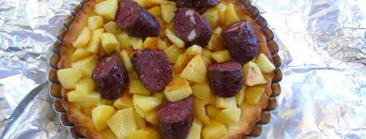 тарт с яблоками и boudin noir. Шаг 6