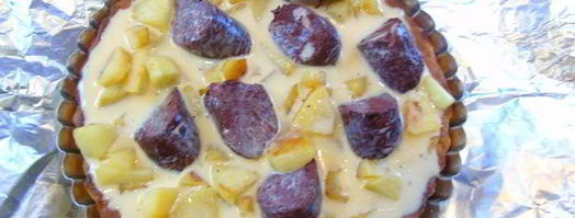 тарт с яблоками и boudin noir. Шаг 7